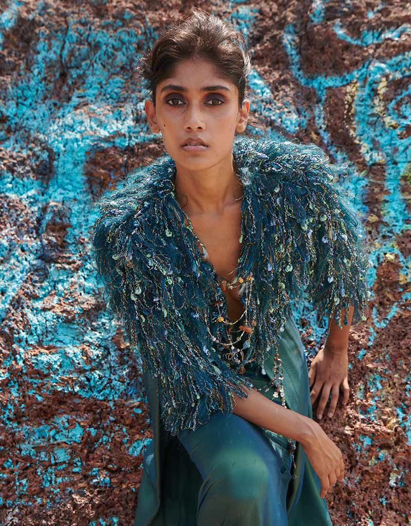 Varsha Gopalakrishan in Lecoanet Hemant Haute Couture in Goa Photo Charudutt Chitrak